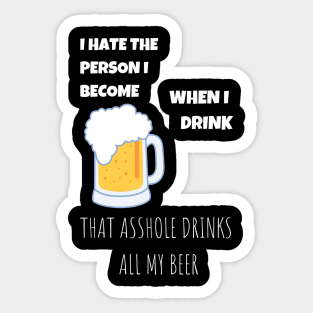 Best Birthday Gift for Beer Lover Sticker